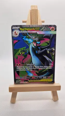 Mega Charizard X ex 109/094 ME02: Phantasmal Flames Holo NM Pokemon TCG - Image 1