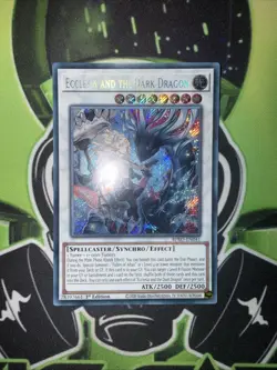 Yugioh Ecclesia And The Dark Dragon BPRO-EN041 Secret Rare 1st edition NM - Image 2