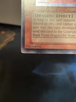 Horus The Black Flame Dragon LV4 - SOD-EN006 - Ultimate Rare - Unlimited - LP - Image 2