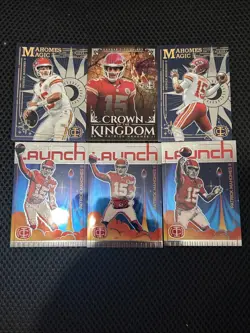 2025 Panini Icon Collection Patrick Mahomes 6 Sp Lot Magic Crown Kingdom Launch - Image 1
