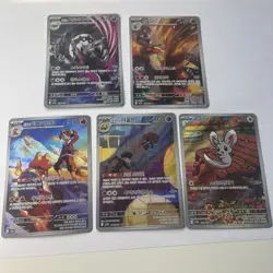 Pokemon TCG Full Art Ar Bundle Joblot X5 Nm Near Mint - Image 1