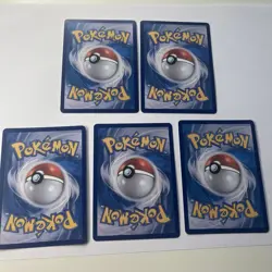 Pokemon TCG Full Art Ar Bundle Joblot X5 Nm Near Mint - Image 2