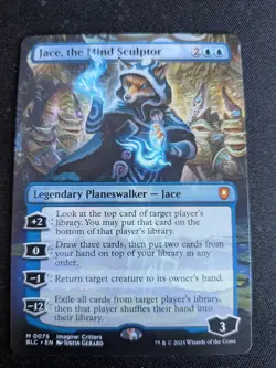 Jace, the Mind Sculptor Borderless #75 | BLC Bloomburrow Commander | MTG - Image 1