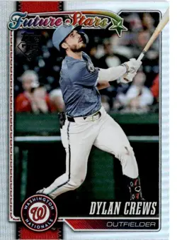 2026 Topps Series 1 #86 Dylan Crews Rainbow Foil - Image 1
