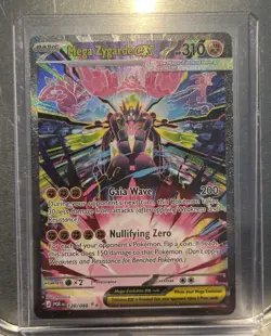 Mega Zygarde EX Full Art Secret Rare Holo 120/088 Perfect Order 310 HP TCG - Image 1