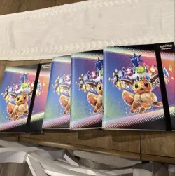 Lot Of 4 Pokemon TCG Prismatic Evolutions Eevee Binder NEW - Binder Only - Image 1