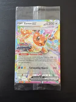 Pokemon TCG prismatic Evolutions Stamped Promo Lot - Eevee, Espeon, Vaporeon - Image 2