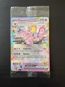 Pokemon TCG prismatic Evolutions Stamped Promo Lot - Eevee, Espeon, Vaporeon - Image 3