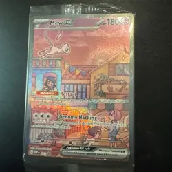 Pokemon TCG Sealed Mew EX 053 Holo Black Star Promo Scarlet & Violet 151 - Image 1