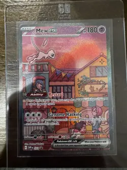 Pokemon TCG Sealed Mew EX 053 Holo Black Star Promo Scarlet & Violet 151 - Image 1
