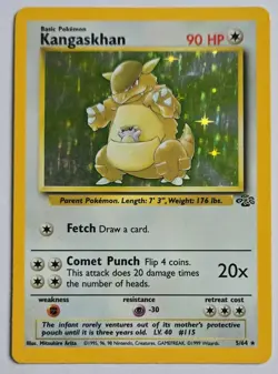 Pokemon Kangaskhan 05/64 Jungle WOTC Holo Rare Unlimited 1999 EN Vintage Card - Image 1