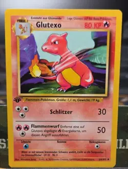 Pokemon Card 1st Edition Glutexo (24/102) Charmeleon Base Set GERMAN - Image 1