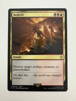 Bedevil MTG Magic the Gathering Card NM Near Mint FIC - Image 1