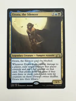 Etrata the Silencer MTG Magic the Gathering Card NM Near Mint GRN - Image 1