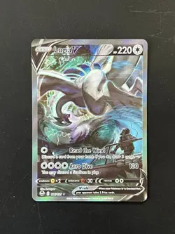 Lugia V 186/195 SWSH Silver Tempest Ultra Rare Alternate Art Pokemon Card - Image 1
