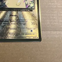 Pokemon Gold Metal Pikachu Card 58/102 - Celebrations Ultra Premium Collection - Image 2