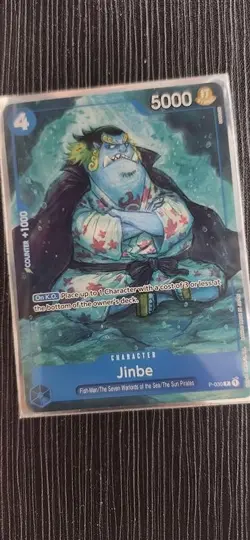 OP:TCG Jinbe (Event Pack Vol. 1) P-030 One Piece Promotion Cards Foil BLUE PROMO - Image 1