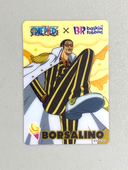 Borsalino - One Piece x Baskin Robins Plastic Card - Image 1