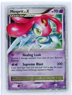 Pokemon Card - Mesprit Lv.X - 143/146 - Legends Awakened - 2008 - Image 1
