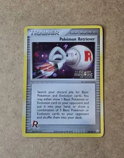Pokemon TCG: Pokemon Retriever Reverse Holo Stamped 84/109 - EX Team Rocket - Image 1