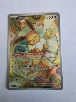 Eevee SVP 173 Prismatic Evolutions Black Star Holo Promo Pokemon TCG - Image 1