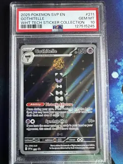 PSA 10 Gothitelle SVP 211 - Pokemon TCG Black Star Promo Black Bolt White Flare - Image 1