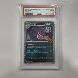 2024 POKEMON TRICK OR TRADE #057 GENGAR PSA 9 - Image 1
