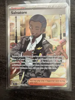 Salvatore 202/162 Ultra Rare Trainer Pokemon Temporal Forces - Image 1
