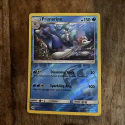 Primarina - 41/149 - Sun & Moon Base - Reverse Holo - Pokemon TCG - Image 1