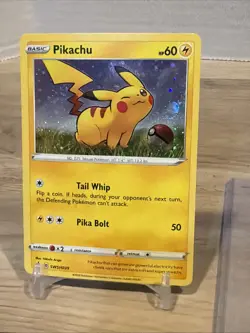 Pikachu SWSH039 Holo Promo Sword & Shield Promo Pokemon Near Mint - Image 3