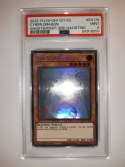 YUGIOH - Cyber Dragon - GFP2-EN178 - 1st Edition - Ghost Rare - PSA9 - Image 1