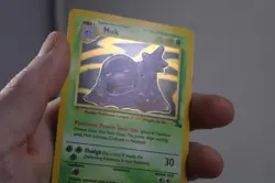 1999 Pokemon TCG Muk Fossil Holo Card 13/62 Unlimited Rare - Image 5