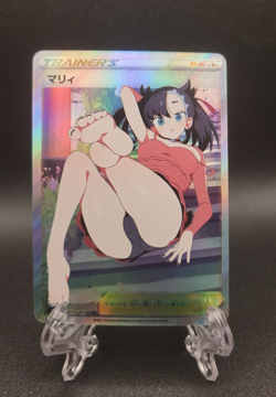 Marnie Pokemon Waifu Full Art Goddess Story Trading Card Holo Alternate ACG - Image 1