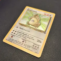 Pokemon TCG Kangaskhan Holo Rare Card Jungle Unlimited Edition 05/64 - Image 2