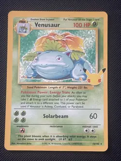 Venusaur Celebrations 25th Anniversary 15/102 Pokemon TCG - Image 1
