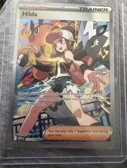 Pokemon TCG Hilda 171/086 White Flare Illustration Rare Card (NM) - Image 1