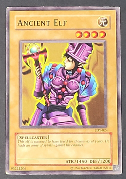 Yugioh TCG - Ancient Elf - SDY-024 - LP - 1st Edition - Vintage - Yugi - 2002 - Image 1