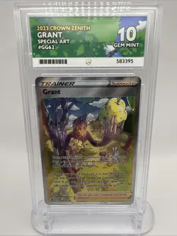 Pokemon TCG Grant GG62/GG70 Card Crown Zenith: Galarian Gallery ACE 10 - Image 1