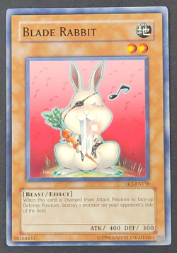 Yugioh TCG - Blade Rabbit - DR3-EN138 - LP/NM - Unlimited - Monster - Beast 2006 - Image 1