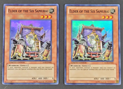 Yugioh - 2x Elder of the Six Samurai - SAAS-EN001 - Limited - NM - Super Rare - Image 1