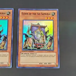 Yugioh - 2x Elder of the Six Samurai - SAAS-EN001 - Limited - NM - Super Rare - Image 5
