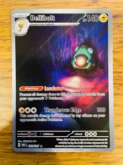NEAR MINT! Bellibolt (201/197) Obsidian Flames Illustration Rare Pokemon Card! - Image 1