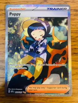 N-MINT! Poppy (227/197) Obsidian Flames Special Illustration Pokemon Card! - Image 1