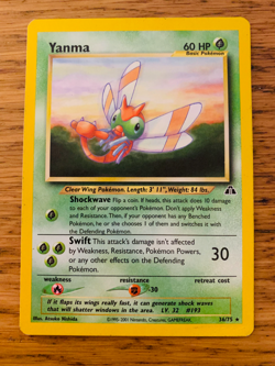 Yanma (36/75) Rare Neo Discovery Set Pokemon Card! FREE P&P! - Image 1