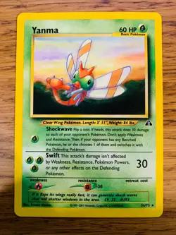 Yanma (36/75) Rare Neo Discovery Set Pokemon Card! FREE P&P! - Image 2