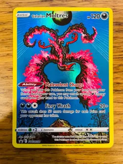 N-MINT! Galarian Moltres SWSH284 Sword & Shield Black Star Promo Pokemon Card! - Image 1