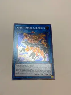 Yugioh - Knightmare Cerberus - FLOD-EN045 - NM - Super Rare - Holo - 1st - 2018 - Image 3