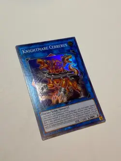 Yugioh - Knightmare Cerberus - FLOD-EN045 - NM - Super Rare - Holo - 1st - 2018 - Image 4