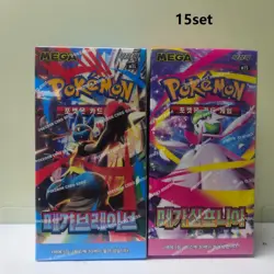 Pokemon Mega Brave M1L + Mega Symphonia M1S Booster Box 15SET Korean - Image 1