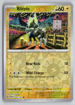 BLITZLE 062/182 COMMON PARADOX RIFT POKEMON REVERSE HOLO NM - Image 1